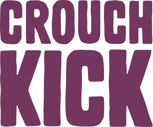 Crouchkick text logo
